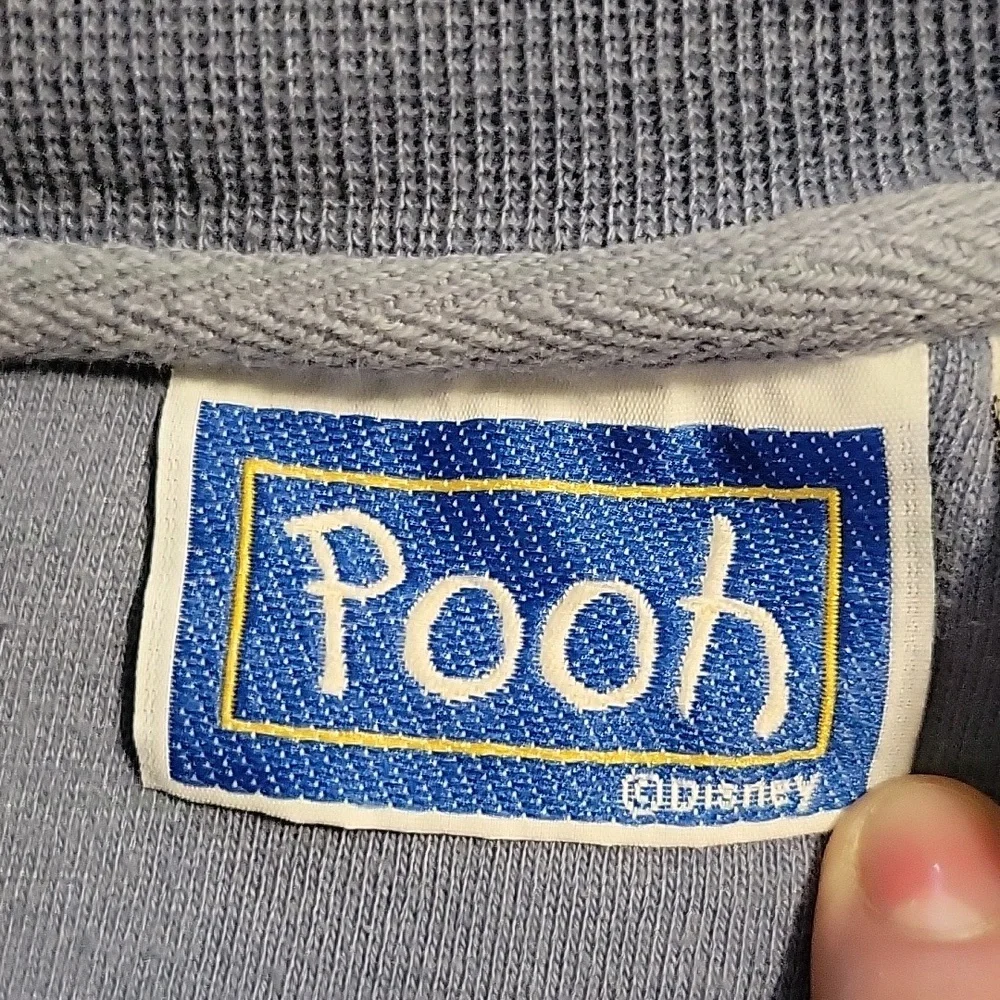 Vintage 90s Tigger Im The Only One Blue Colorblock Sweatshirt Medium Pooh Disney